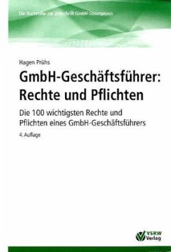 Cover GmbH-Geschaftsführer, Rechte und Pflichten