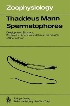 Spermatophores., Development, structure, biochem. attributes and role in the transfer of spermatozoa.
