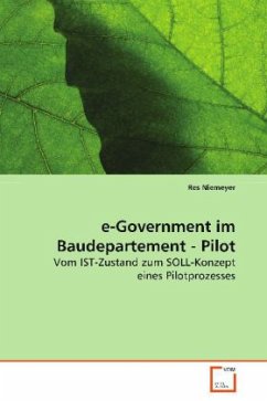 e-Government im Baudepartement - Pilot - Niemeyer, Res