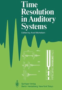 Time resolution in auditory systems., Proceedings of the 11th Danavox Symposium on Hearing, Gamle Avernaes, Denmark, August 28 - 31, 1984. - Michelsen, Axel [Hrsg.]