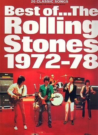 Rolling Stones Best Of Volume 2 1972-1978 -For Piano, Voice & Guitar-