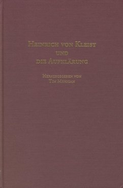 Heinrich Von Kleist Und Die Aufklärung - Mehigan, Tim (ed.)