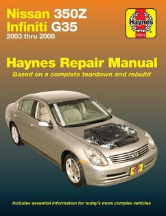Cover Nissan 350z & Infiniti G35 2003 Thru 2008 Haynes Repair Manual