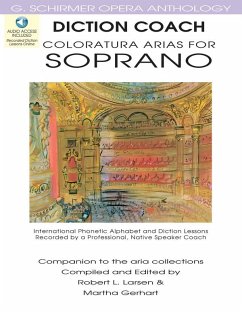Cover Diction Coach - G. Schirmer Opera Anthology (Coloratura Arias for Soprano)