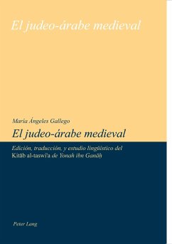 El judeo-árabe medieval - Gallego, Maria Angeles