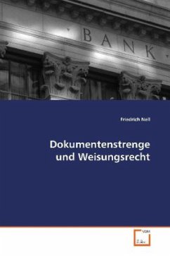 Cover Dokumentenstrenge und Weisungsrecht