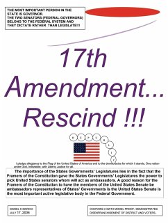17th Amendment...Rescind!!! - Marchi, Daniel H.