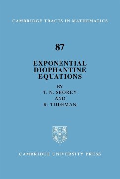 Exponential Diophantine Equations - Shorey, T. N.; Tijdeman, R.