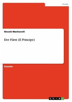 Der Fürst (Il Principe) - Machiavelli, Niccolò