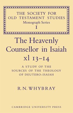 The Heavenly Counsellor in Isaiah XL 13-14 - Whybray, R. N.