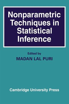 Nonparametric Techniques in Statistical Inference - Puri, Madan Lal; Madan Lal, Puri