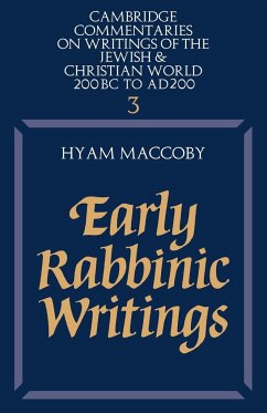 Early Rabbinic Writings - Maccoby, Hyam