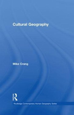 Cultural Geography - Crang, Mike