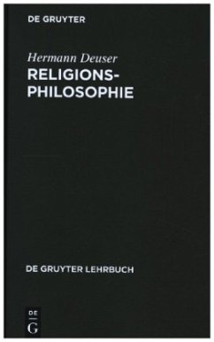 Religionsphilosophie - Deuser, Hermann