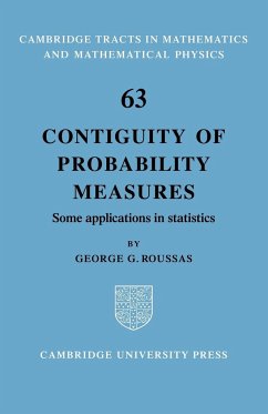 Contiguity of Probability Measures - Roussas, George G.