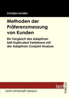 Methoden der Präferenzmessung von Kunden - Schäfer, Christjan