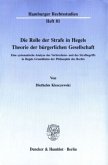 Die Rolle der Strafe in Hegels Theorie der bürgerlichen Gesellschaft.