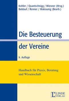 Die Besteuerung der Vereine : Handbuch für die Praxis.