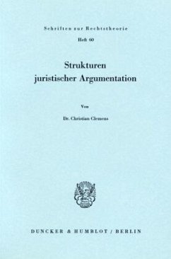 Cover Strukturen juristischer Argumentation.