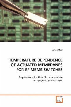 Temperature Dependence of Actuated Membranes for RF MEMS Switches - Noel, Julien