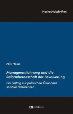 Cover Managerentlohnung und die Reformbereitschaft der Bevölkerung