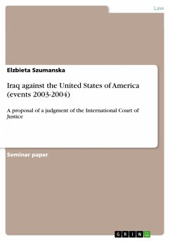 Iraq against the United States of America (events 2003-2004) - Szumanska, Elzbieta