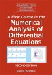 A First Course in the Numerical... - Bild 1