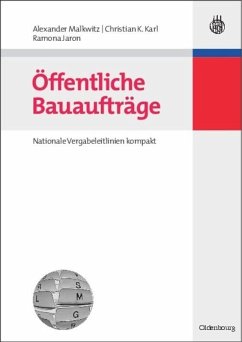 Öffentliche Bauaufträge - Malkwitz, Alexander;Karl, Christian K.;Jaron, Ramona