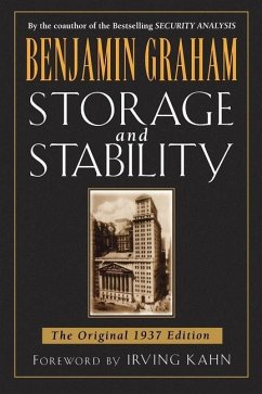 Storage and Stability - Graham, Benjamin