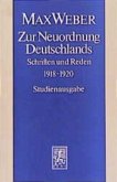 Zur Neuordnung Deutschlands