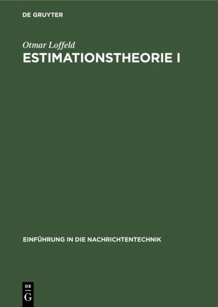 Estimationstheorie I Estimationstheorie I