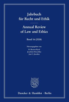 Jahrbuch für Recht und Ethik - Annual Review of Law and Ethics.