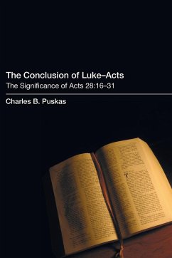 The Conclusion of Luke-Acts - Puskas, Charles B.