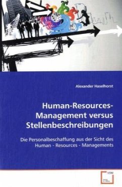 Human-Resources-Management versus Stellenbeschreibungen - Haselhorst, Alexander