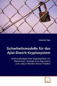 Sicherheitsmodelle für das Ajtai-Dwork-Kryptosystem - Pape, Sebastian