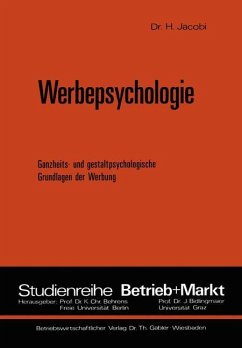 Werbepsychologie - Jacobi, Helmut