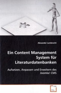 Cover Ein Content Management System fürLiteraturdatenbanken