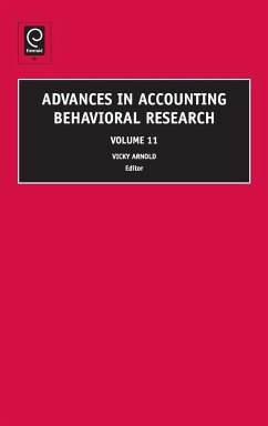 Advances in Accounting Behavioral Research