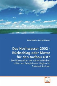 Das Hochwasser 2002, Rückschlag oder Motor für den Aufbau Ost? - Drasdo, Katja;Weidmann, Perk