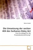 Die Umsetzung der section 404 des Sarbanes-Oxley Act