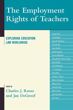 The Employment Rights of Teachers - Herausgeber: Degroof, Jan Russo, Charles J.