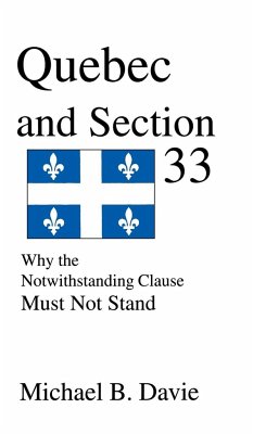 Quebec and Section 33 - Davie, Michael B