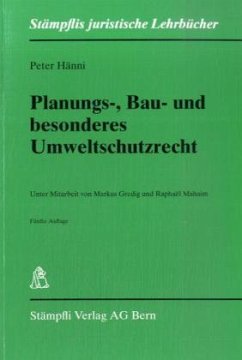 Cover Planungs-, Bau- und besonderes Umweltschutzrecht (f. d. Schweiz)