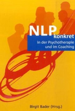 Cover NLP konkret in der Psychotherapie und im Coaching