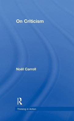 On Criticism - Carroll, Noel