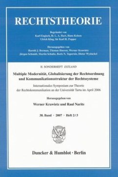 Cover Multiple Modernität, Globalisierung der Rechtsordnung und Kommunikationsstruktur der Rechtssysteme.