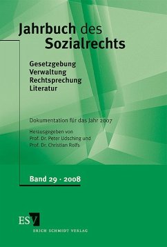 Jahrbuch des Sozialrechts / Jahrbuch des Sozialrechts Dokumentation für das Jahr 2007 - Prof. Dr. Peter Udsching / Prof. Dr. Christian Rolfs