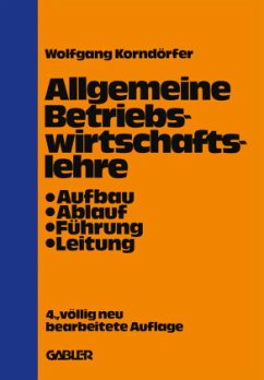 Allgemeine Betriebswirtschaftslehre - Korndörfer, Wolfgang