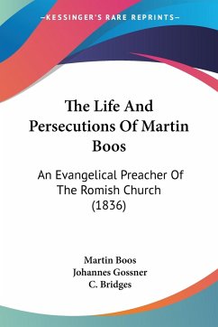 The Life And Persecutions Of Martin Boos