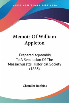 Memoir Of William Appleton